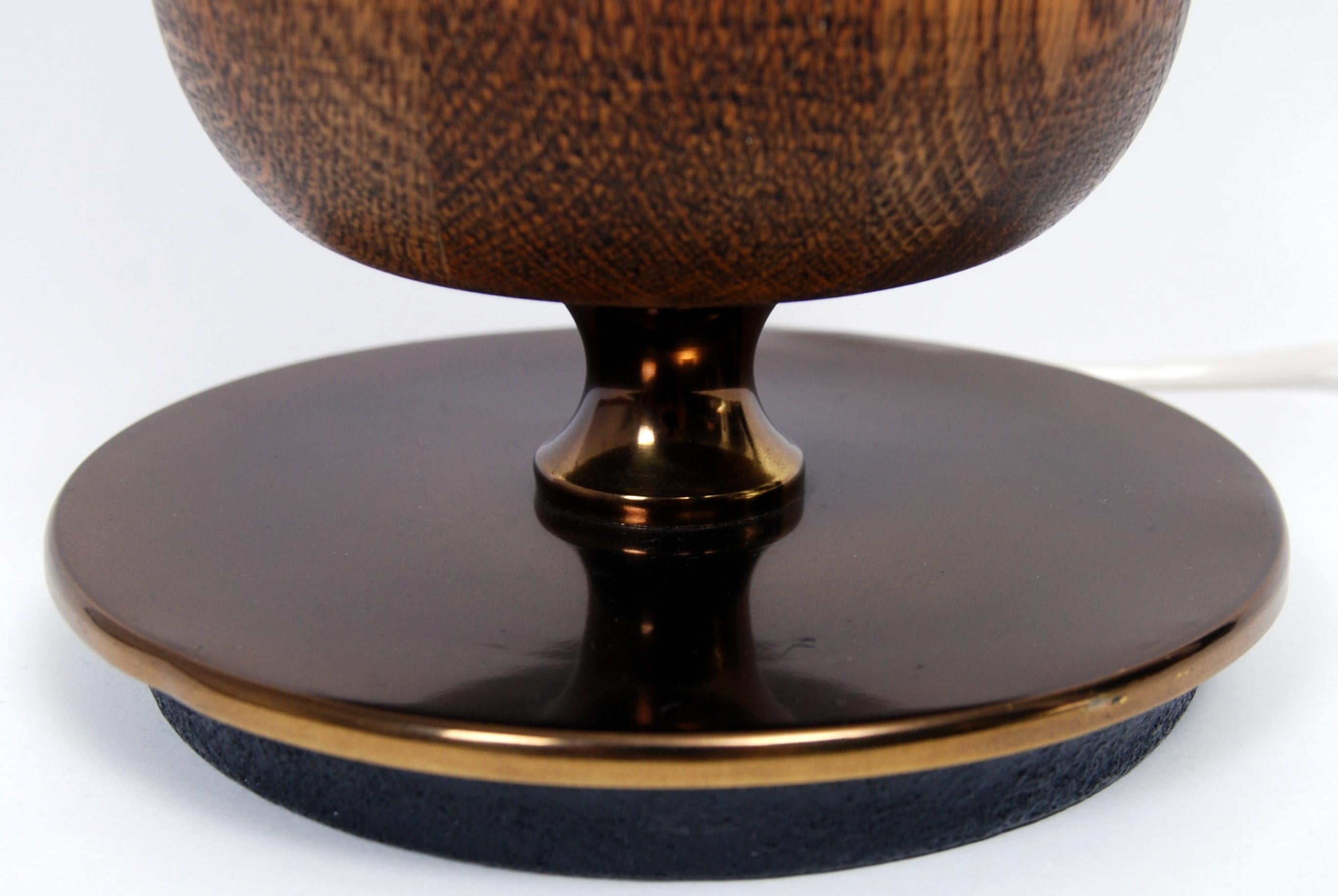 Wenge Wood Table Lamp by Henrik Blomqvist for Stilarmatur 1
