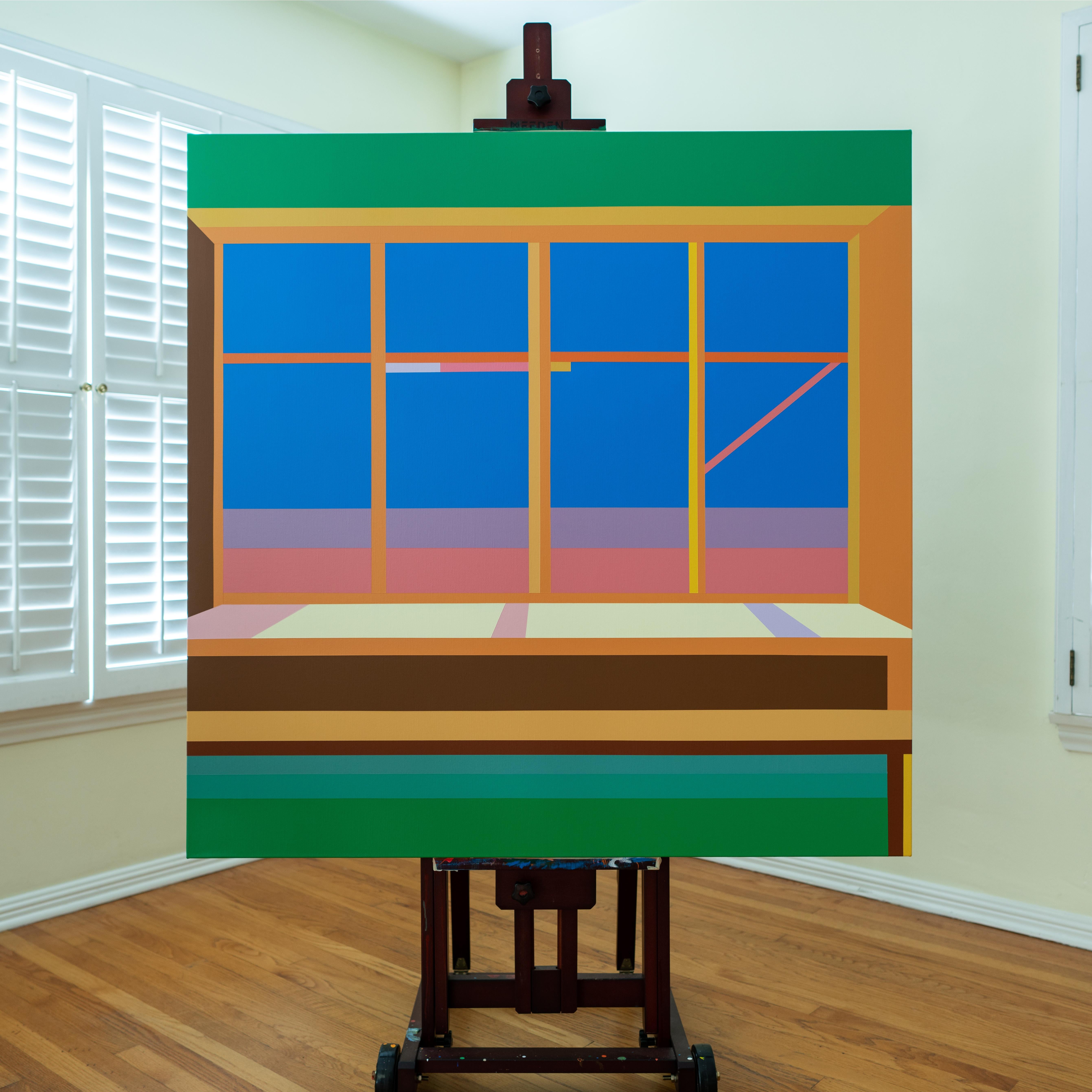 <p>Artist Comments<br>Artist Wenjie Jin features windows as a poetic medium for communication between man and nature. Each frame plays its role in its own story and reflects the colorful hearts of people. Wenjie associates the beginning of creation