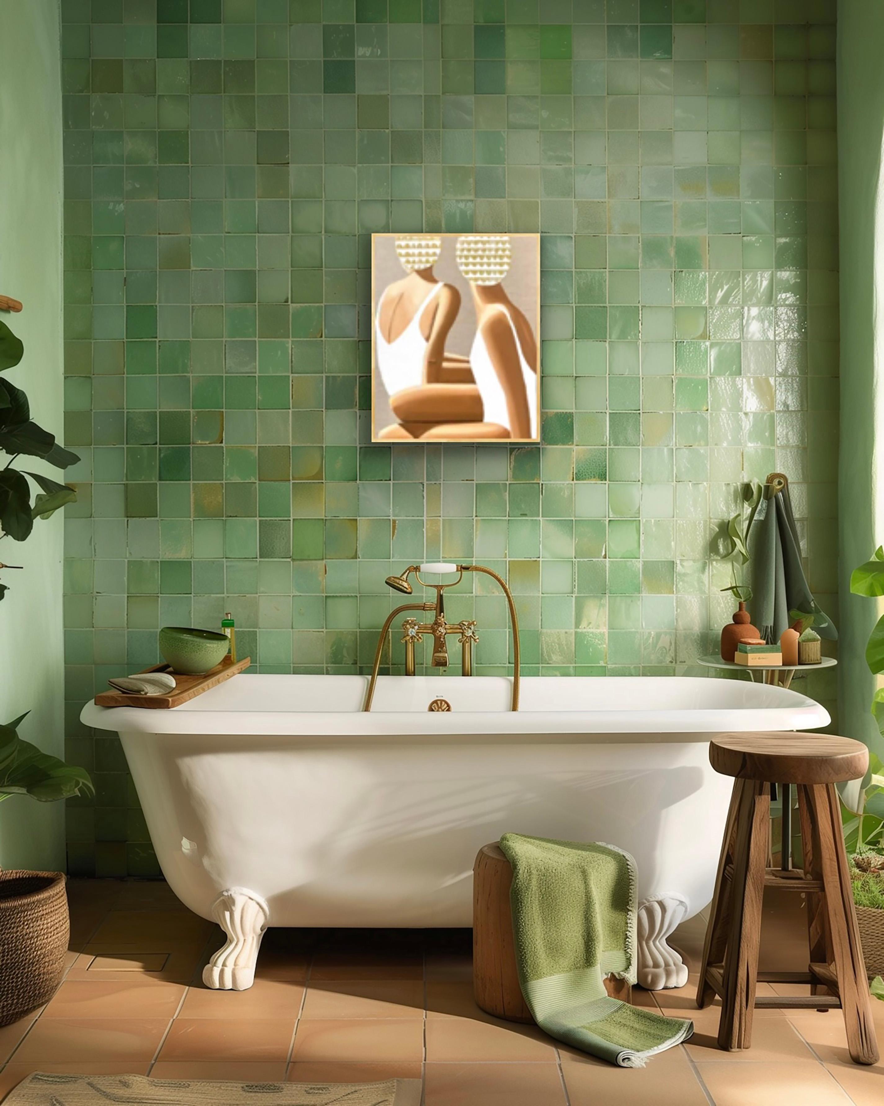 2 Swimmers on the Beach im Angebot 6