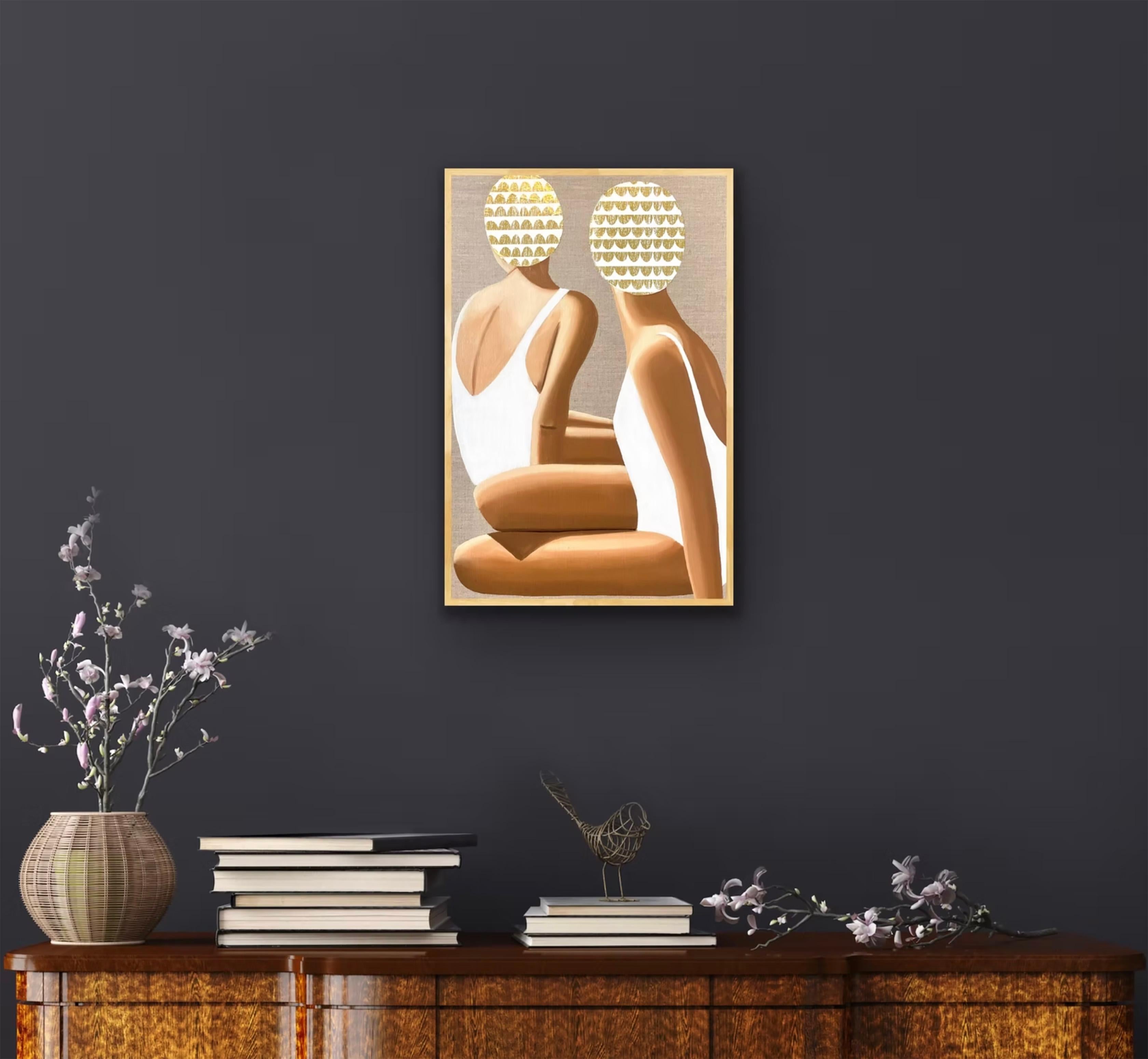 2 Swimmers on the Beach im Angebot 7