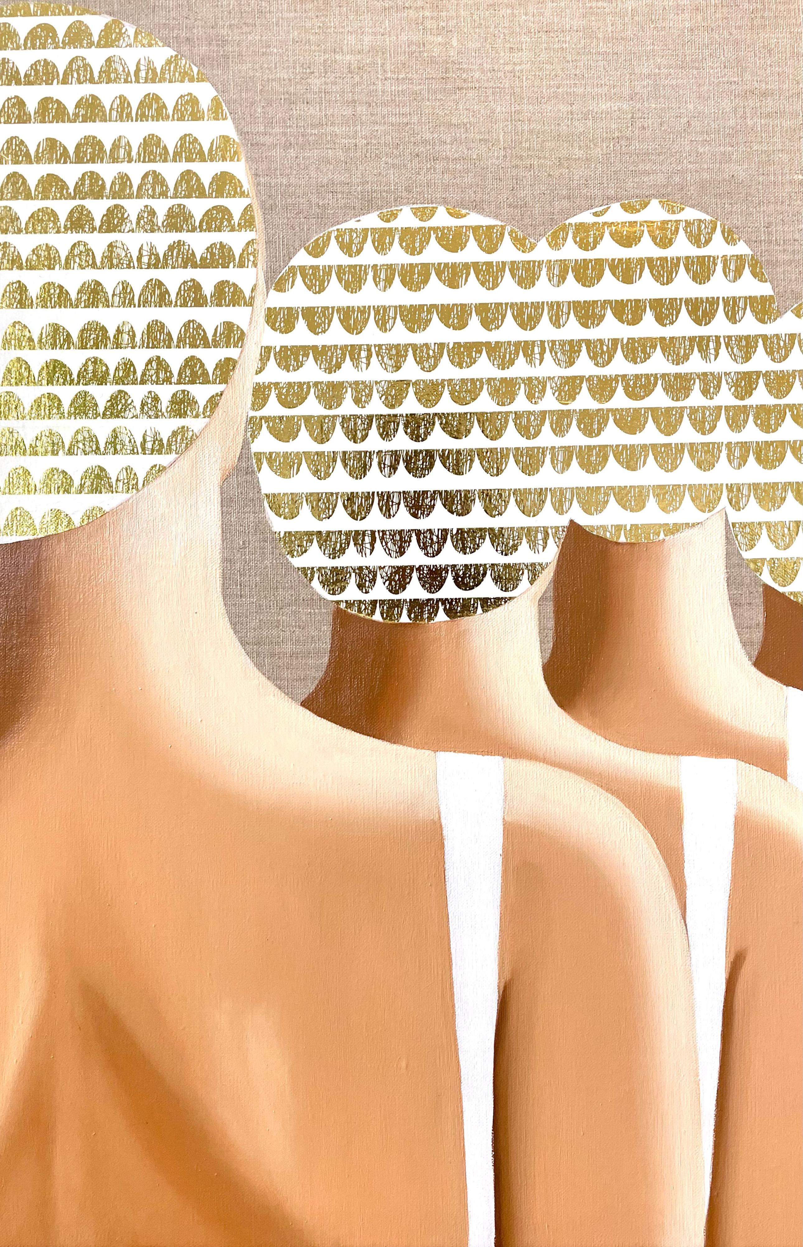 4 Swimmers on the Beach im Angebot 3