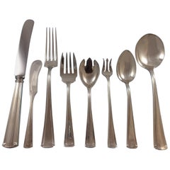 Wentworth by Watson Sterling Silver Flatware Set for 12 Service 102 Pieces