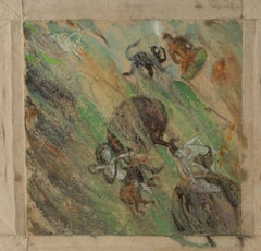 Wenwen Zhao Religious Original Oil On Canvas "Ancient Dunhuang V"