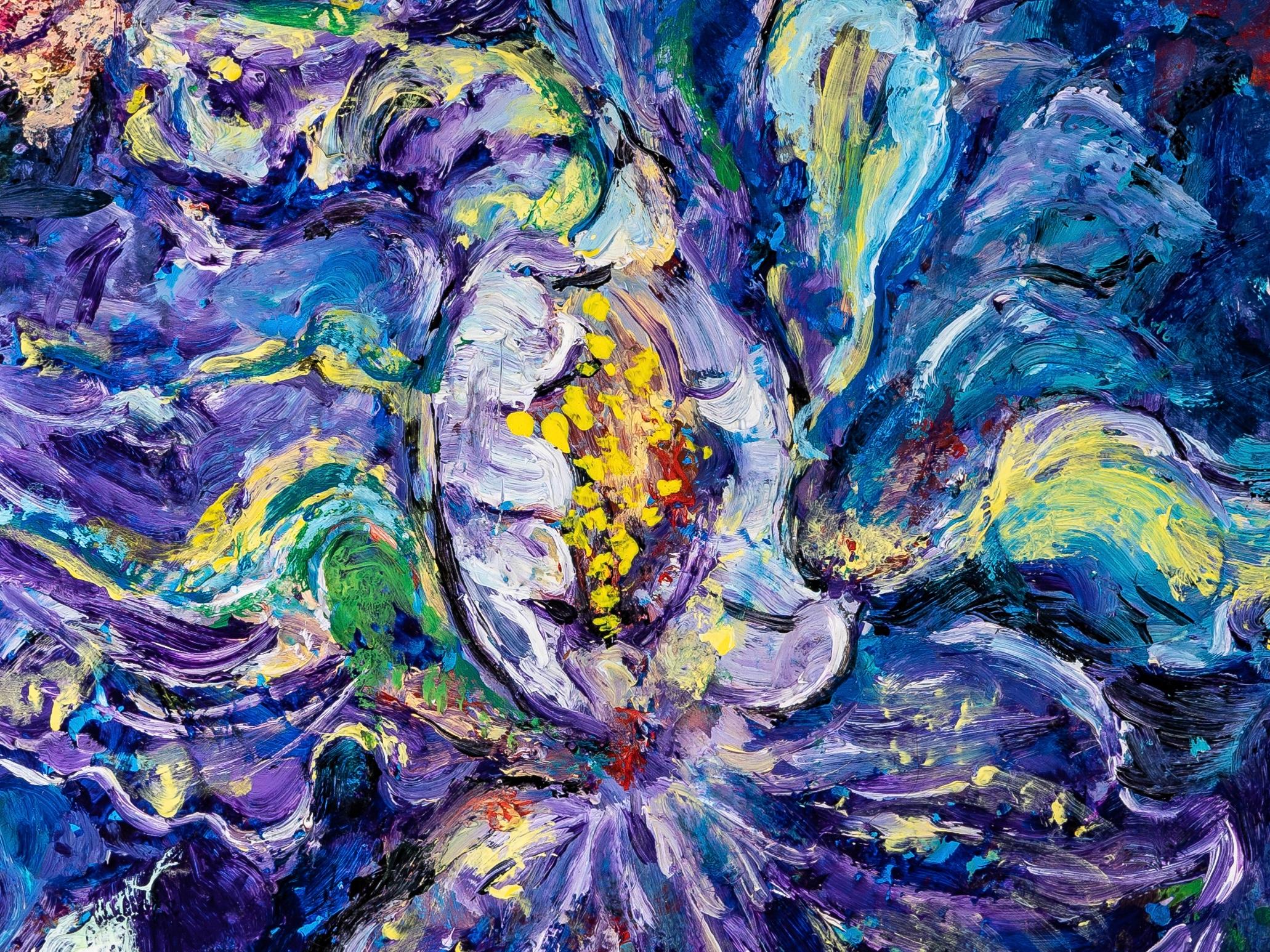 Iris - Painting by Wenyu Zhu