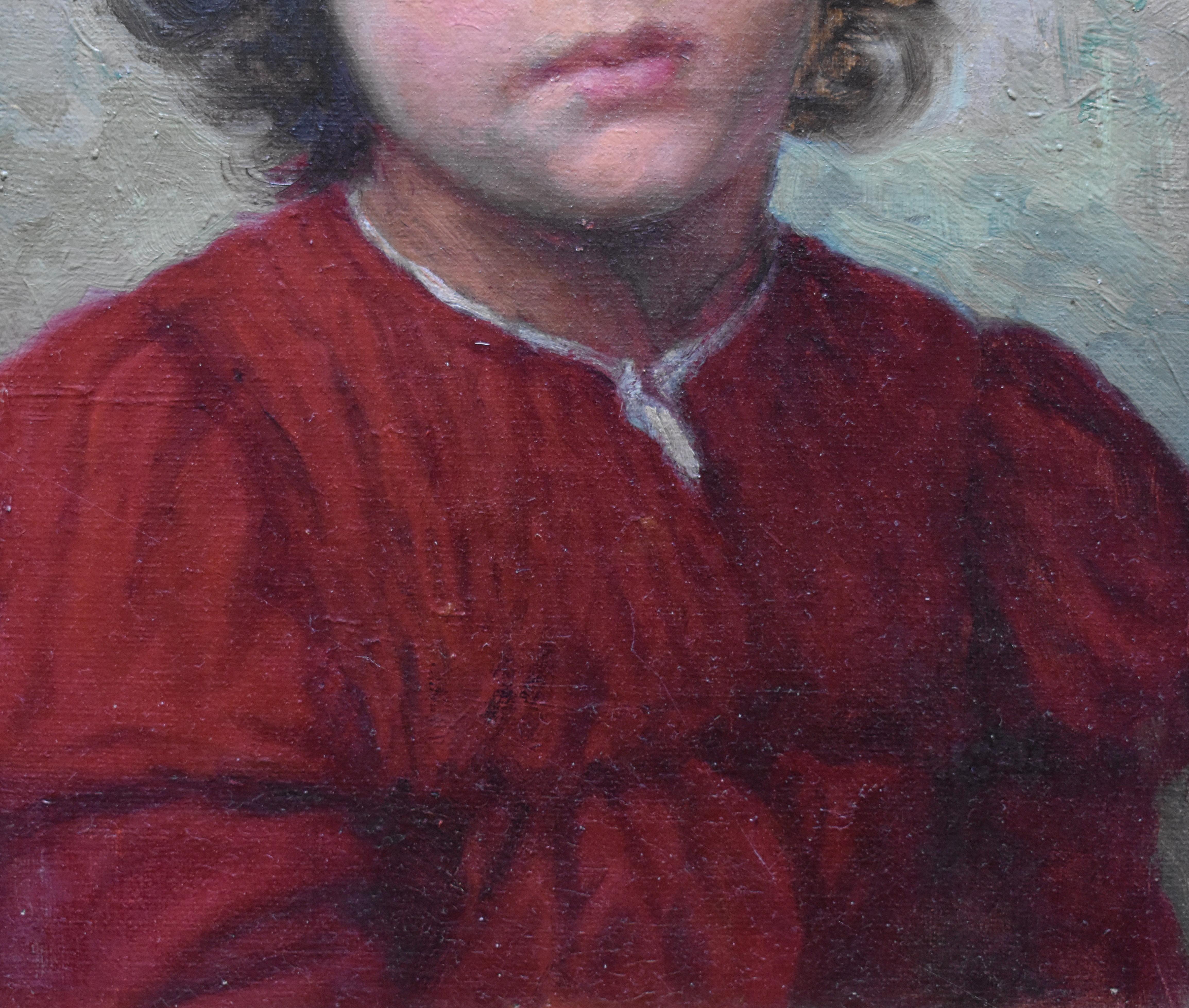 Garçon en rouge de Sienne Italie c1880
Wenzel Tornøe est l'un des artistes danois les plus connus qui a exposé au palais de Charlottenborg, l'Académie royale danoise. Signée en haut à droite et avec une étiquette au verso d'un type utilisé par