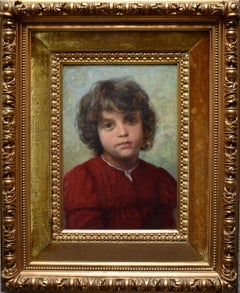 Wenzel Ulrik TORNÖE (1844-1907) Portrait d'un garçon italien