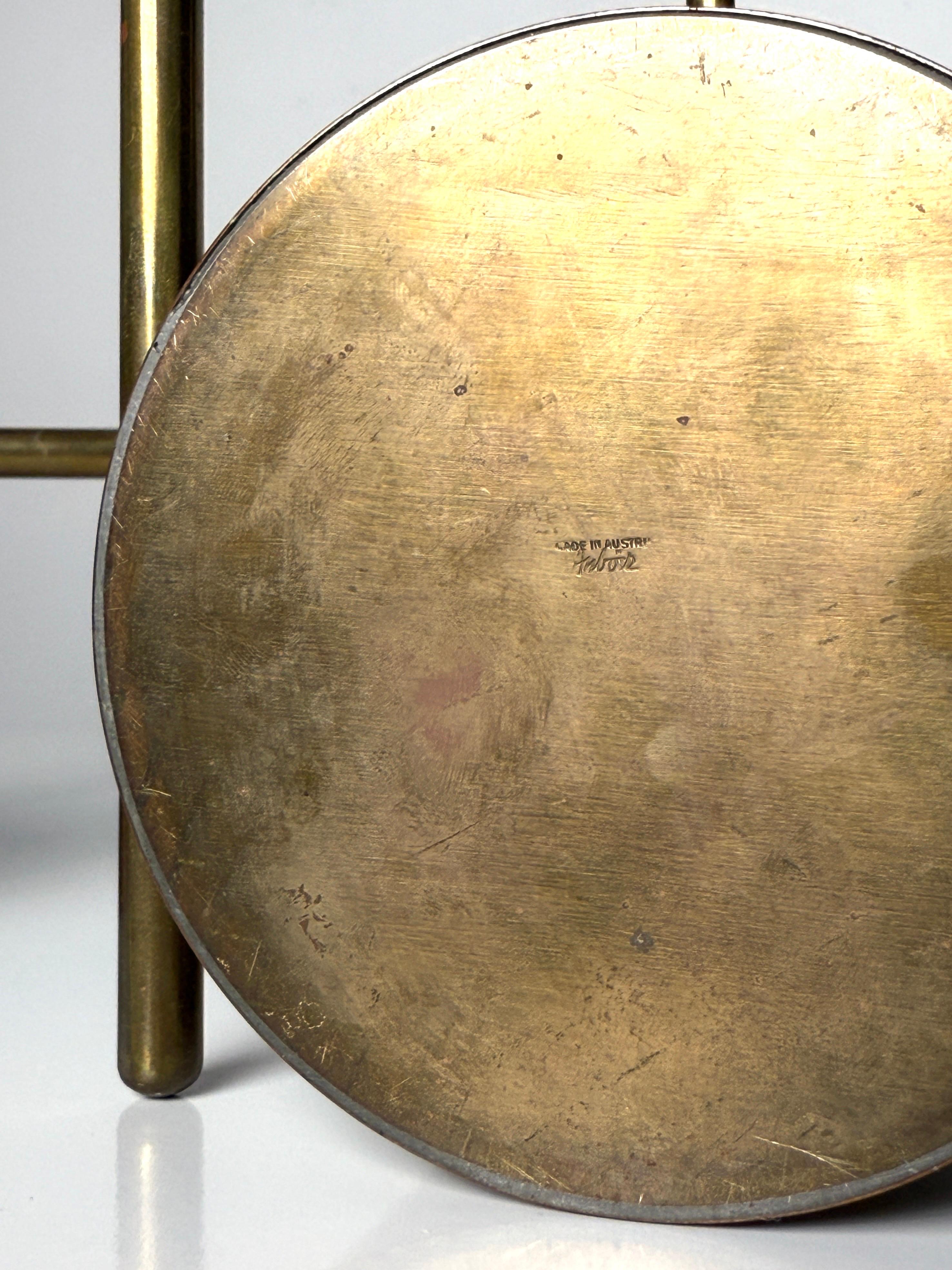 Werkstätte Carl Auböck II Fondue Pot and Burner Set in Copper and Brass 1950s For Sale 5