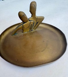Werkstatte Hagenauer bronze tray / vide - poche / ashtray, Austria