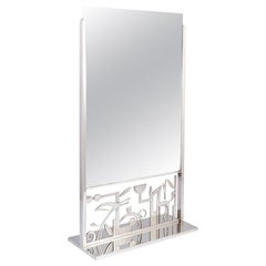 Werkstatte Hagenauer Vienna Mirror with Animal Design, circa 1930, Marked