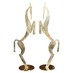 Scultura di 2 cavalli