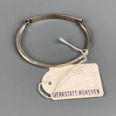 WERKSTATT:MUNCHEN Sterling Silver Closure Tag Tool Traces Bracelet