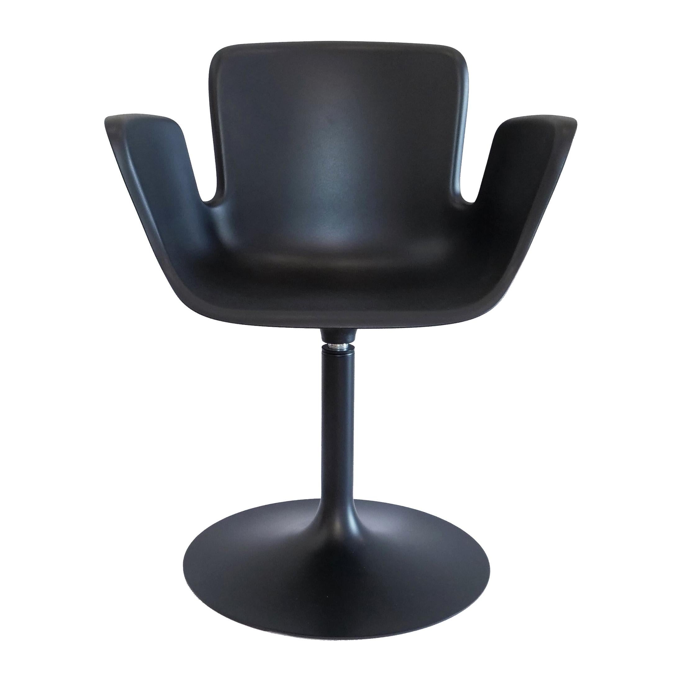 For Sale: Black (48 Anthracite) Werner Aisslinger Juli Plastic Chair in Metal Base & Plastic Shell by Cappellini