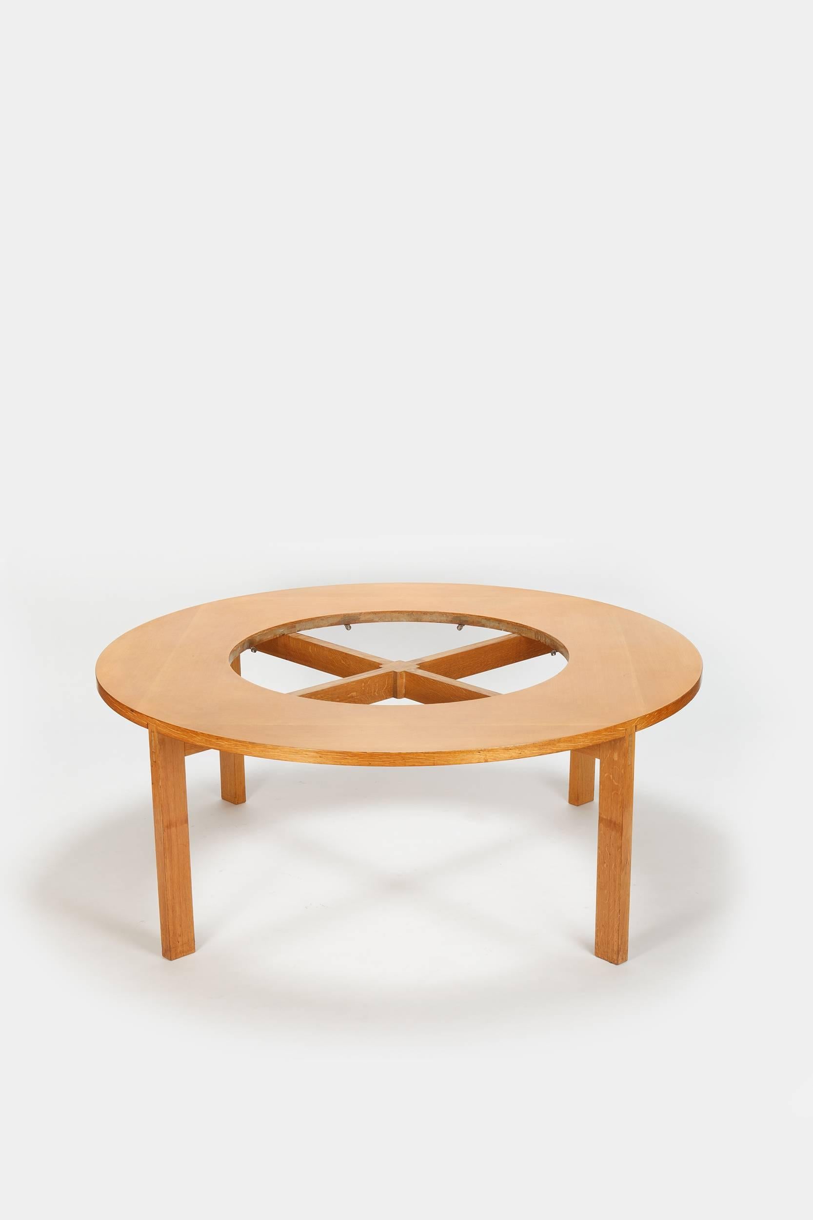 Mid-Century Modern Werner Blaser Dining Table Ernst Nielsen, 1960s For Sale