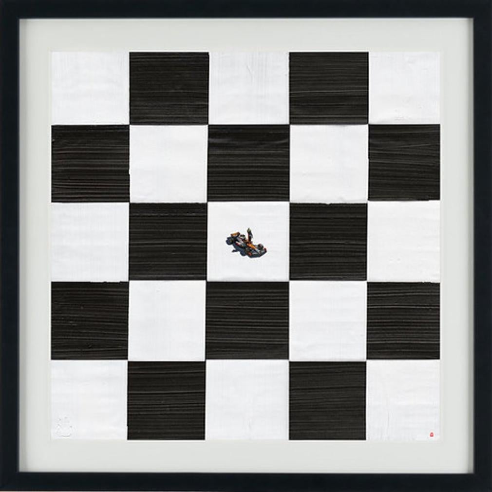 All Four Victory - Mixed Media Art by Werner Bronkhorst