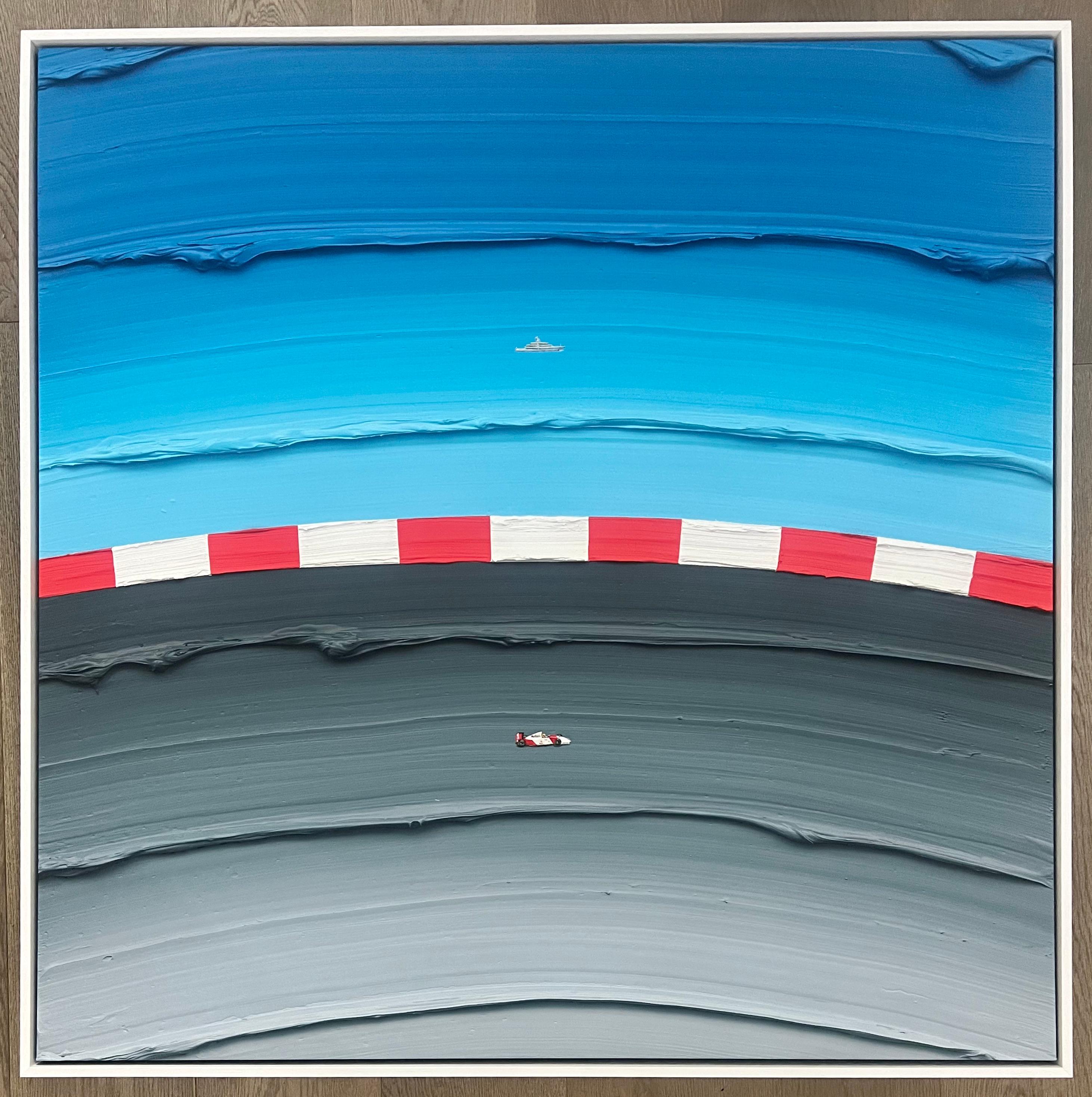 Monaco, 2025
Giclée print on heavyweight 395gsm canvas. Hand-stretched over FSC-certified, finger-jointed New Zealand pine, and float framed in FSC-certified Meranti with a painted white finish.
edition of 69
100 x 100 x 5 cm (Framed)
Hand-signed