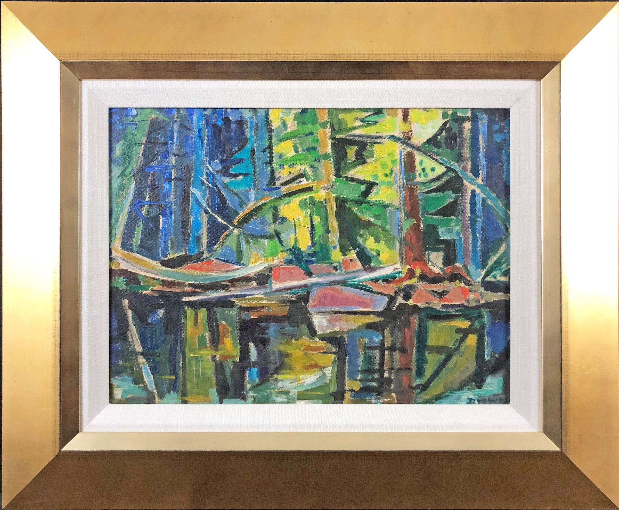 Beaver Pond - Painting by Werner Drewes