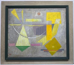 Composition 209 (Abstract Bauhaus painting)