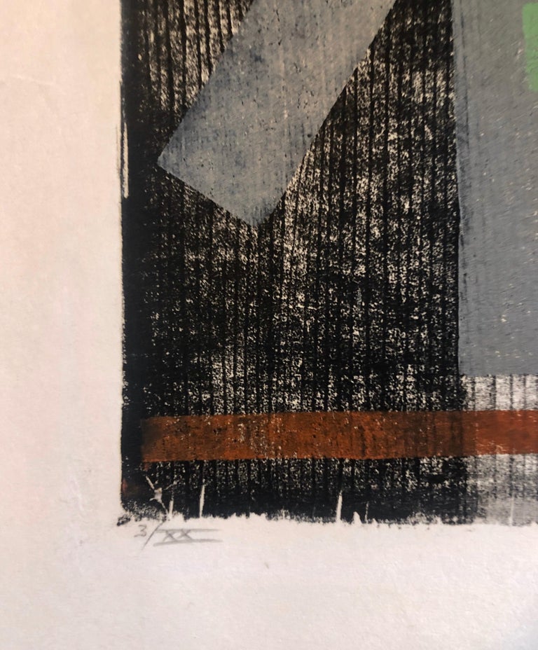 Werner Drewes Bauhaus Abstract Color Woodcut Mechanical Ballet Woodblock Print For Sale At 1stdibs