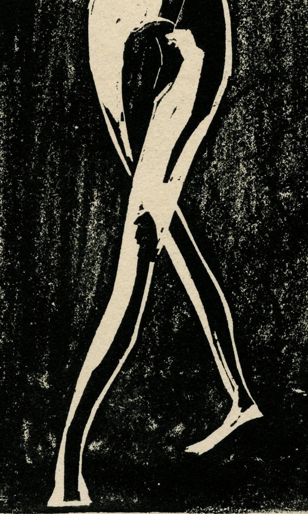 Ecce Homo Assiette X - Bauhaus Print par Werner Drewes