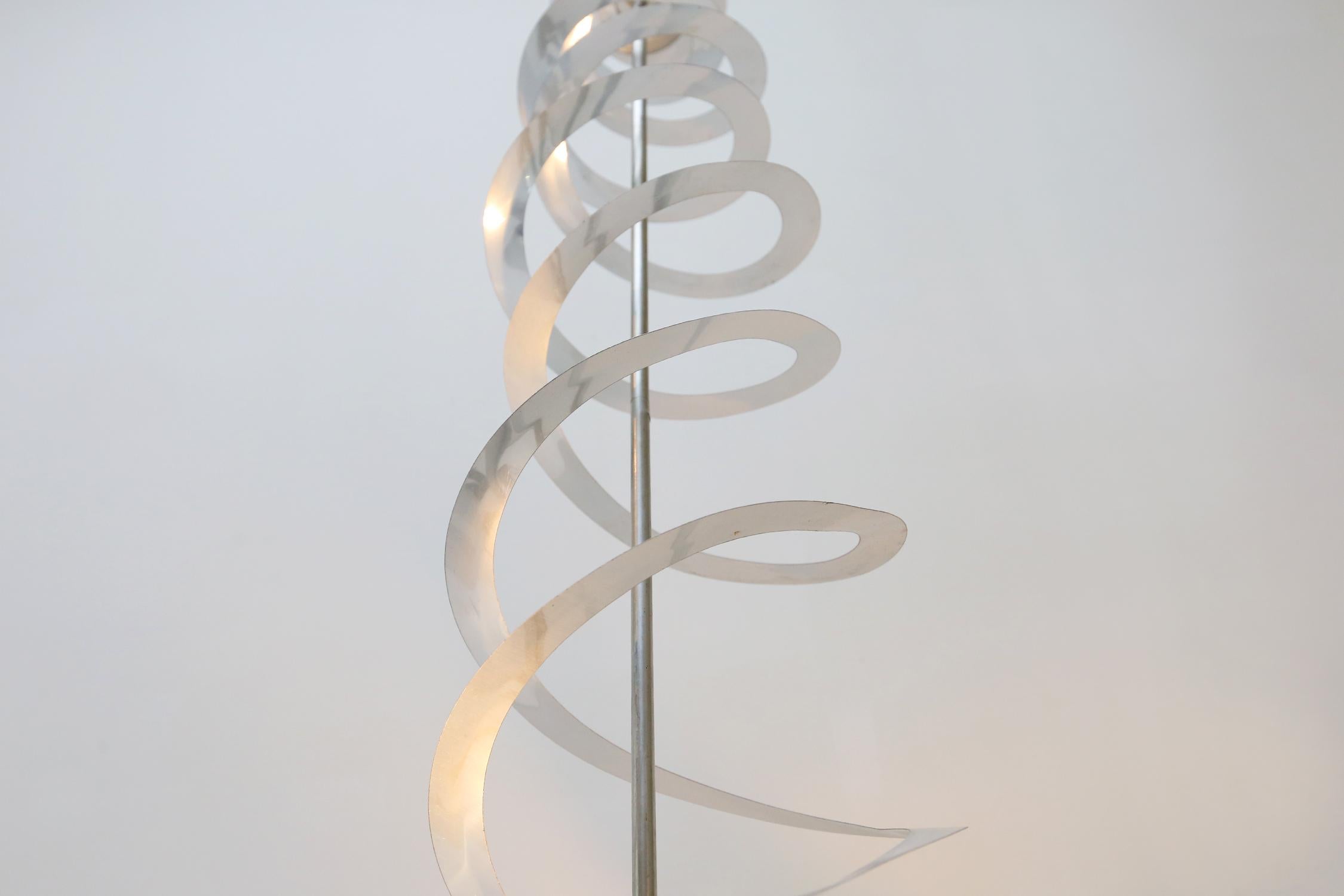 Sculpture lumineuse cinétique de Werner Epstein, 1972 Bon état - En vente à Meulebeke, BE