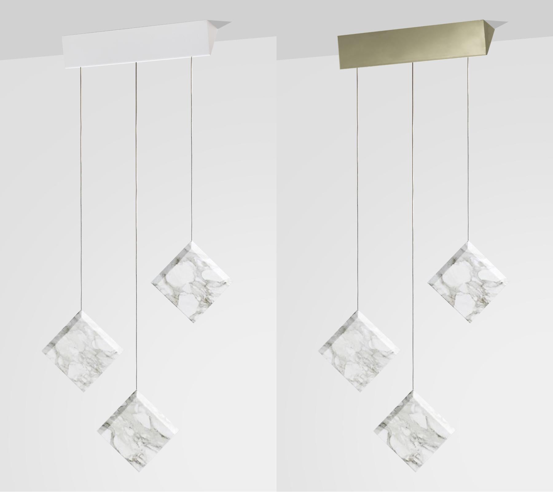Chamfered Marble Ceiling lamp 