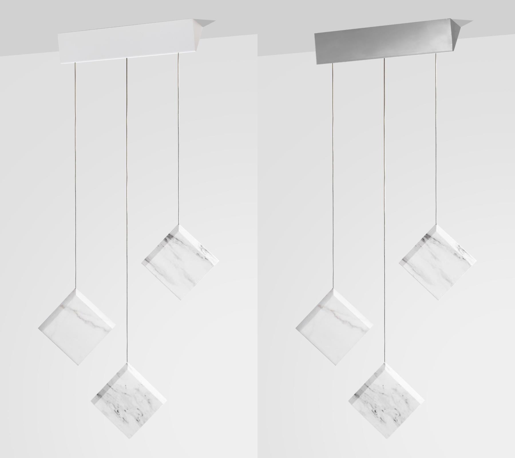 Lampada da soffitto in marmo 