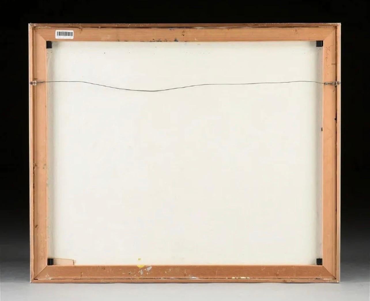 Großes deutsches neofiguristisches abstraktes expressionistisches Ölgemälde Werner Liebmann im Angebot 13