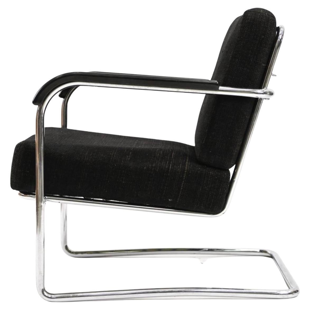 Werner Max Moser Embru Wohnbedarf WB21 Silla reclinable Suiza 1935 Bauhaus en venta