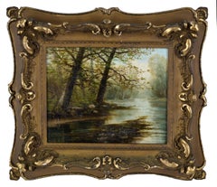 Turtle Mill Brook Long Branch New Jersey circa 1890 Hudson River School Style