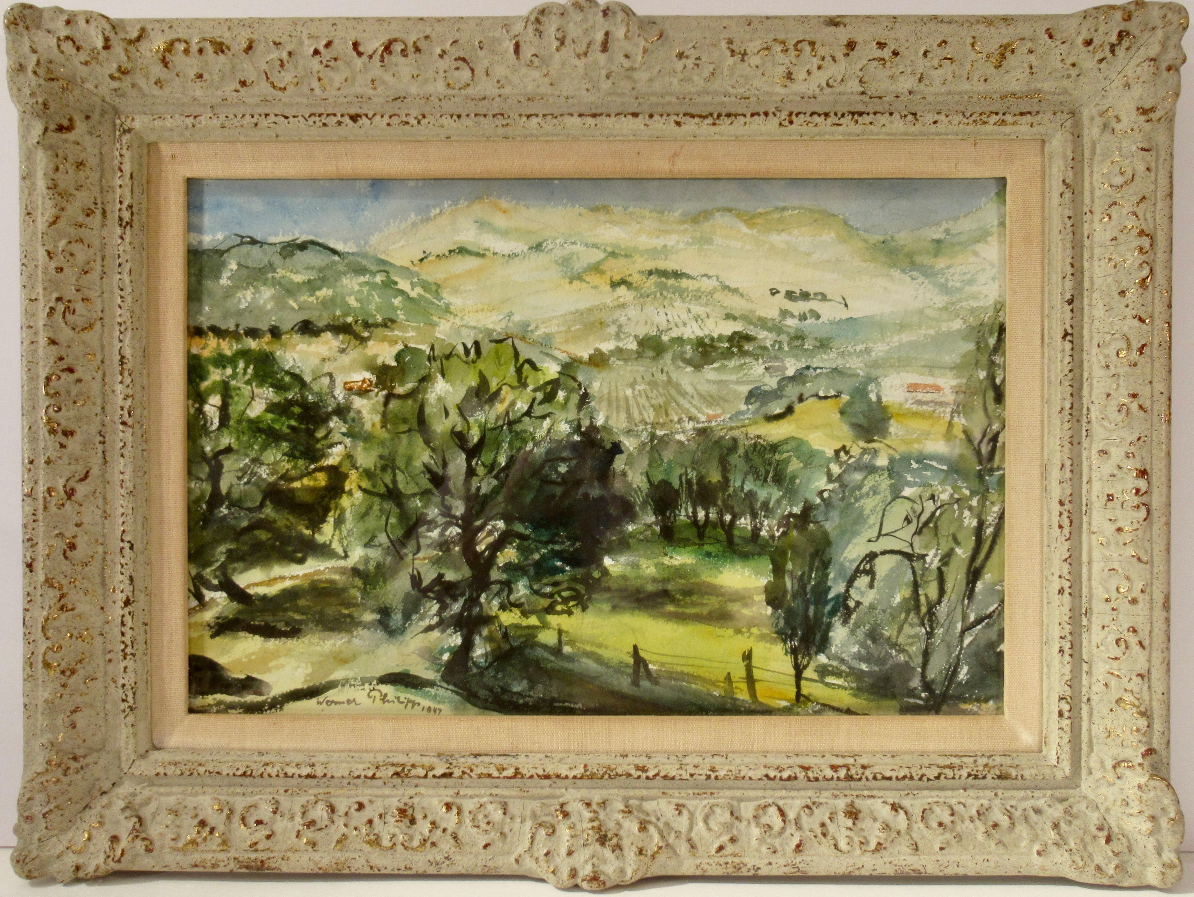 Werner Philipp Landscape Painting - California Landscape
