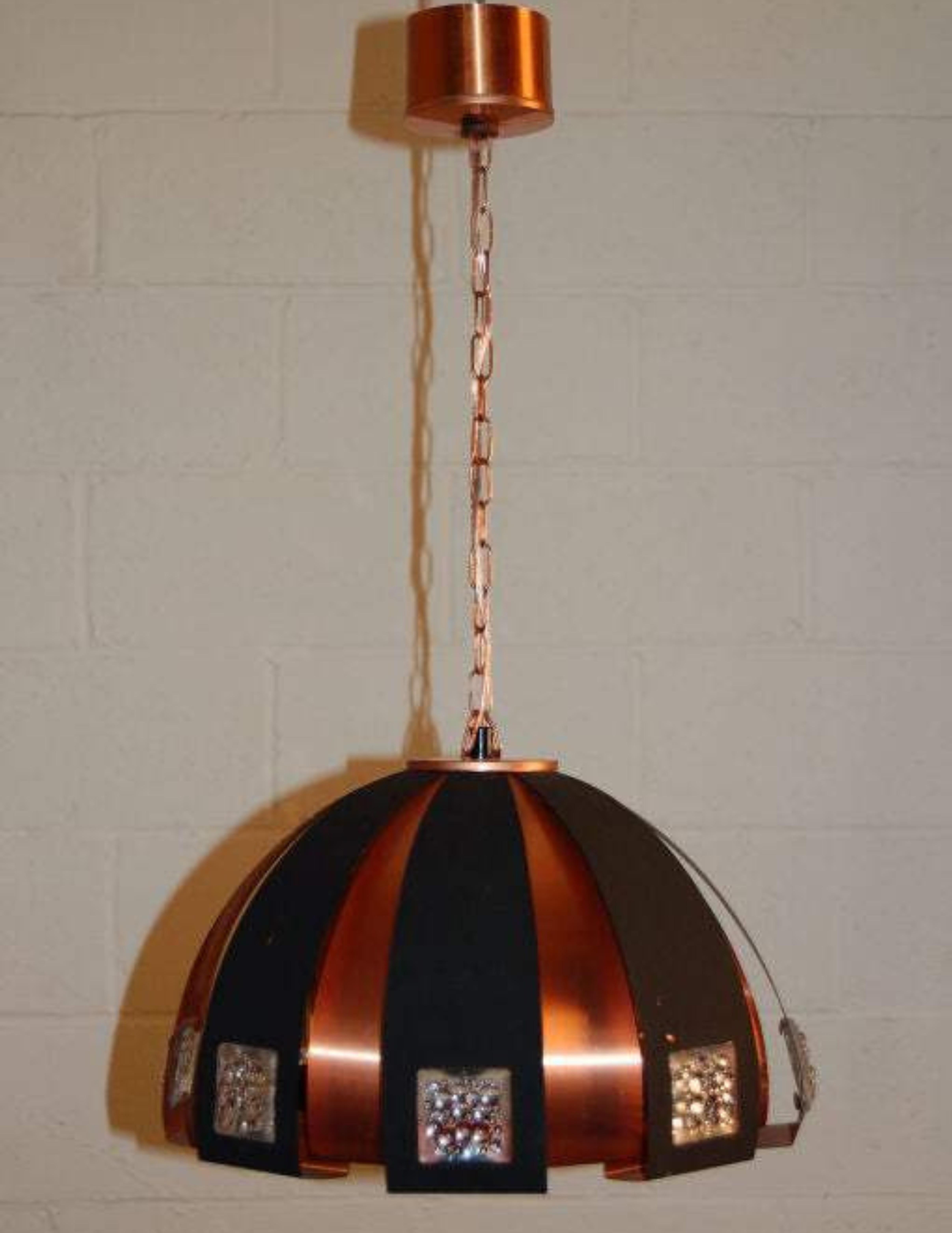 Mid-Century moderno Werner Schou, apparecchio a sospensione 
