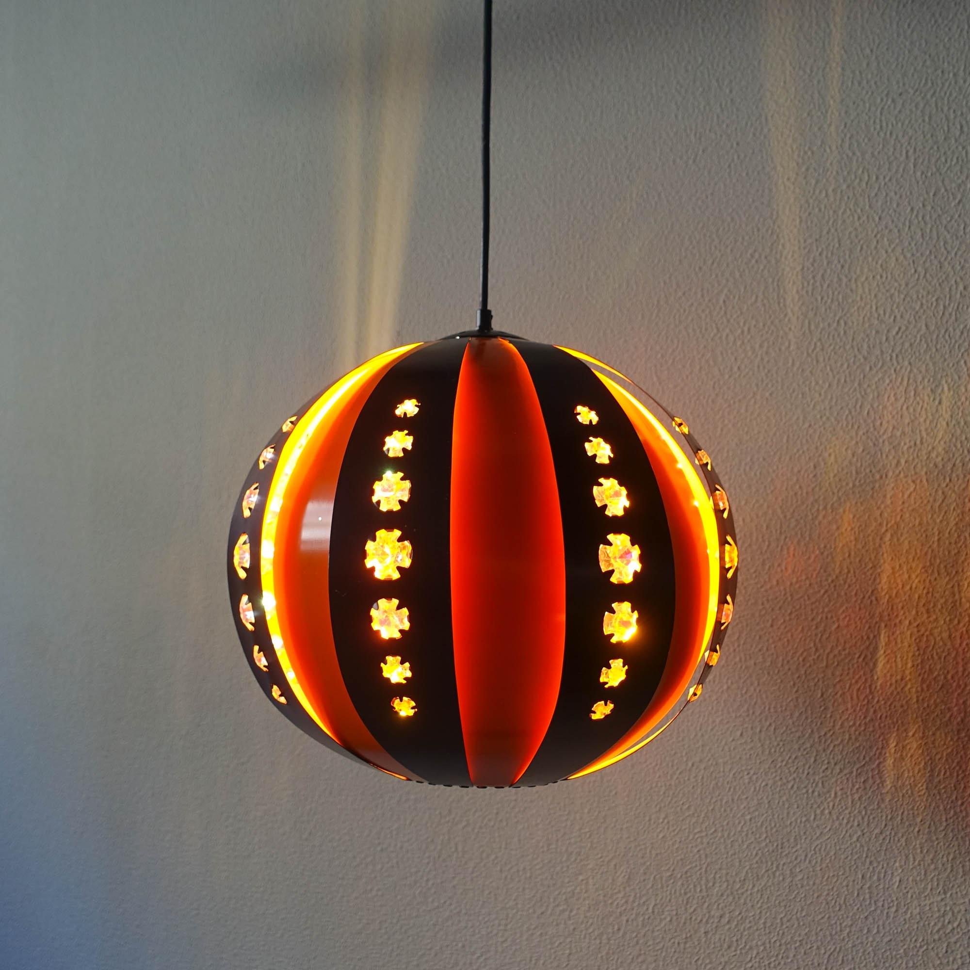 Werner Schou Pendant Light for Coronell Elektro, 1970's For Sale 5