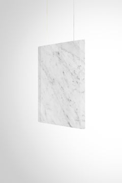 Lámpara de techo de mármol de Carrara "Werner Sr." En stock