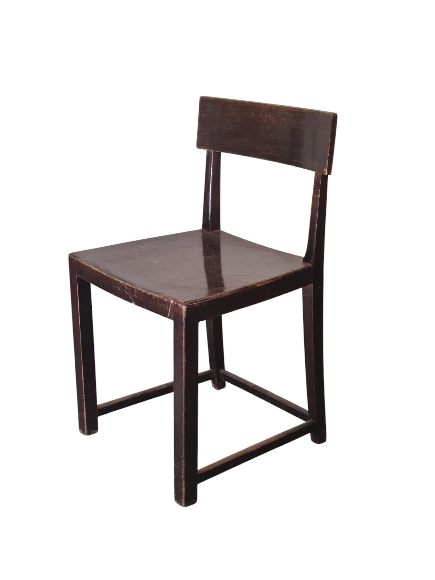 Scandinavo moderno Sedia a piramide Werner West 5525, oggetto da collezione, Keravan Puusepäntehdas 1940s in vendita