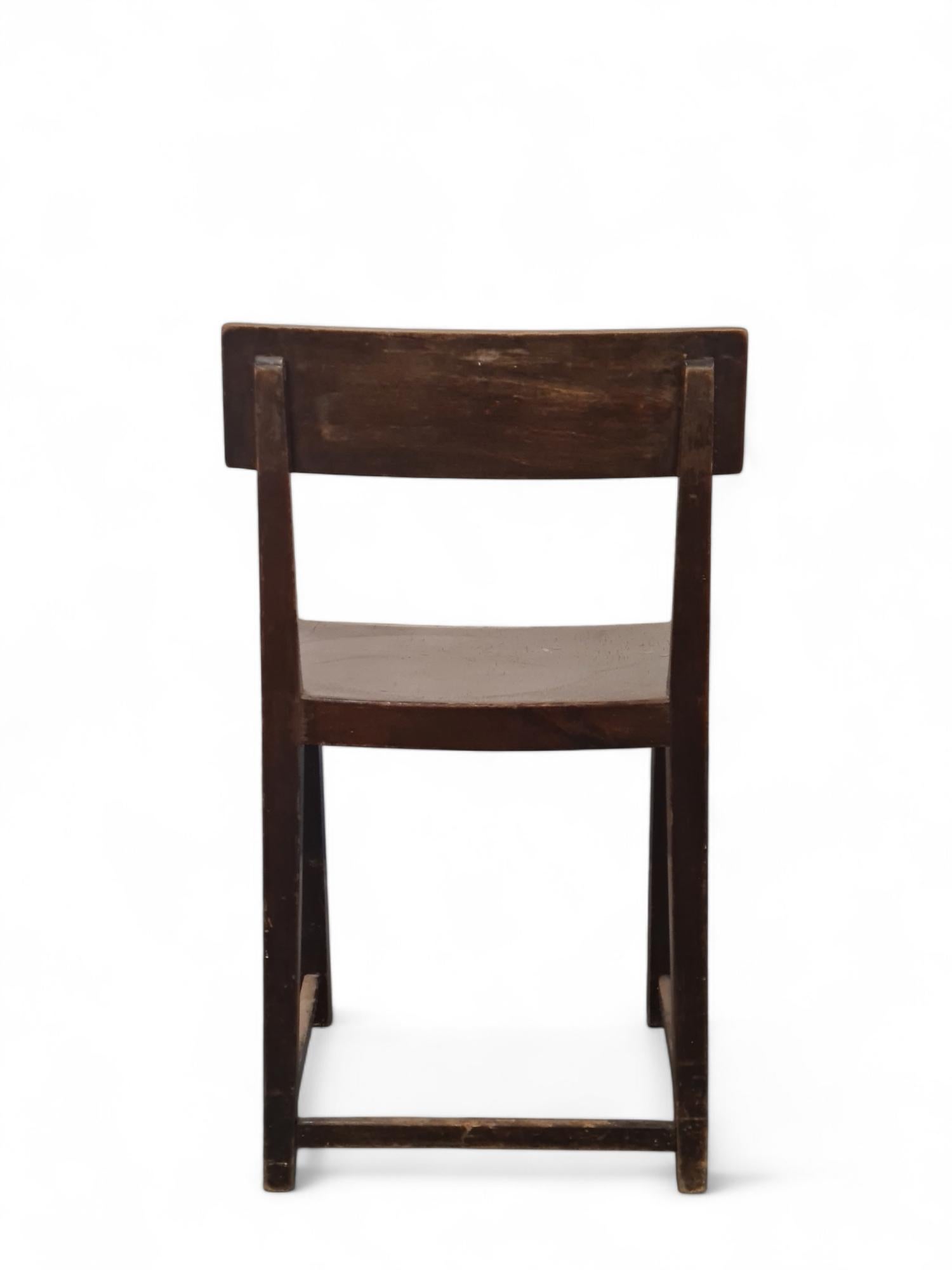 Sedia a piramide Werner West 5525, oggetto da collezione, Keravan Puusepäntehdas 1940s in vendita 2
