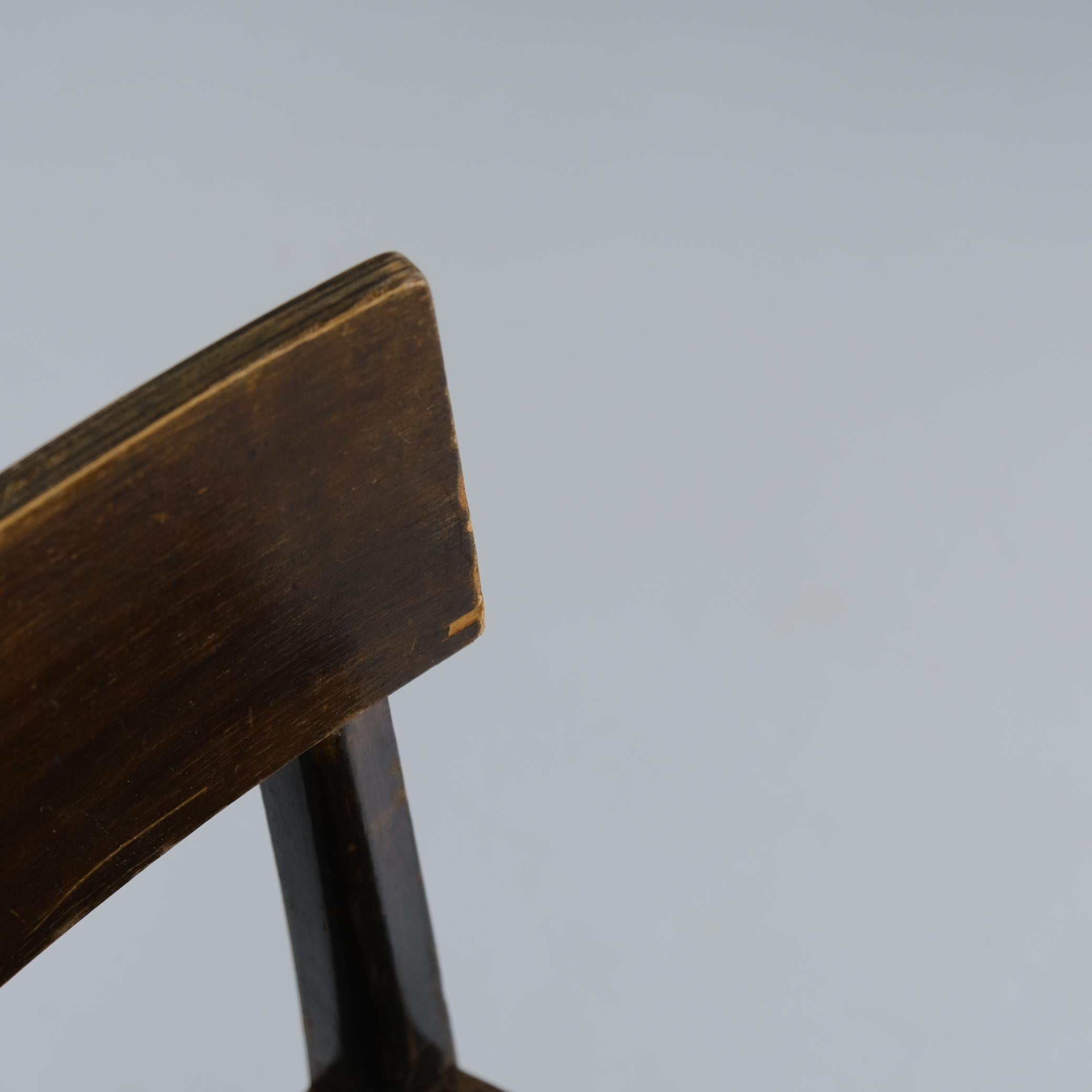 Werner West Pyramid Chair 5525, Sammlerstück, Keravan Puusepäntehdas 1940er im Angebot 1