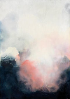Shining 36, Abstract Oil and Resin on Linen Canvas, Framed, 2010+