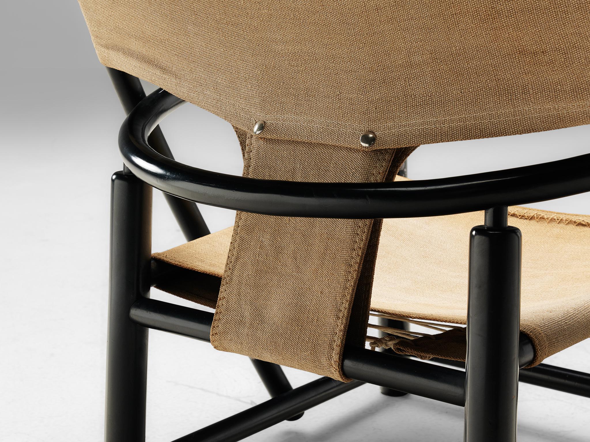Mid-Century Modern Werther Toffoloni & Piero Palange ‘Hoop’ Lounge Chairs