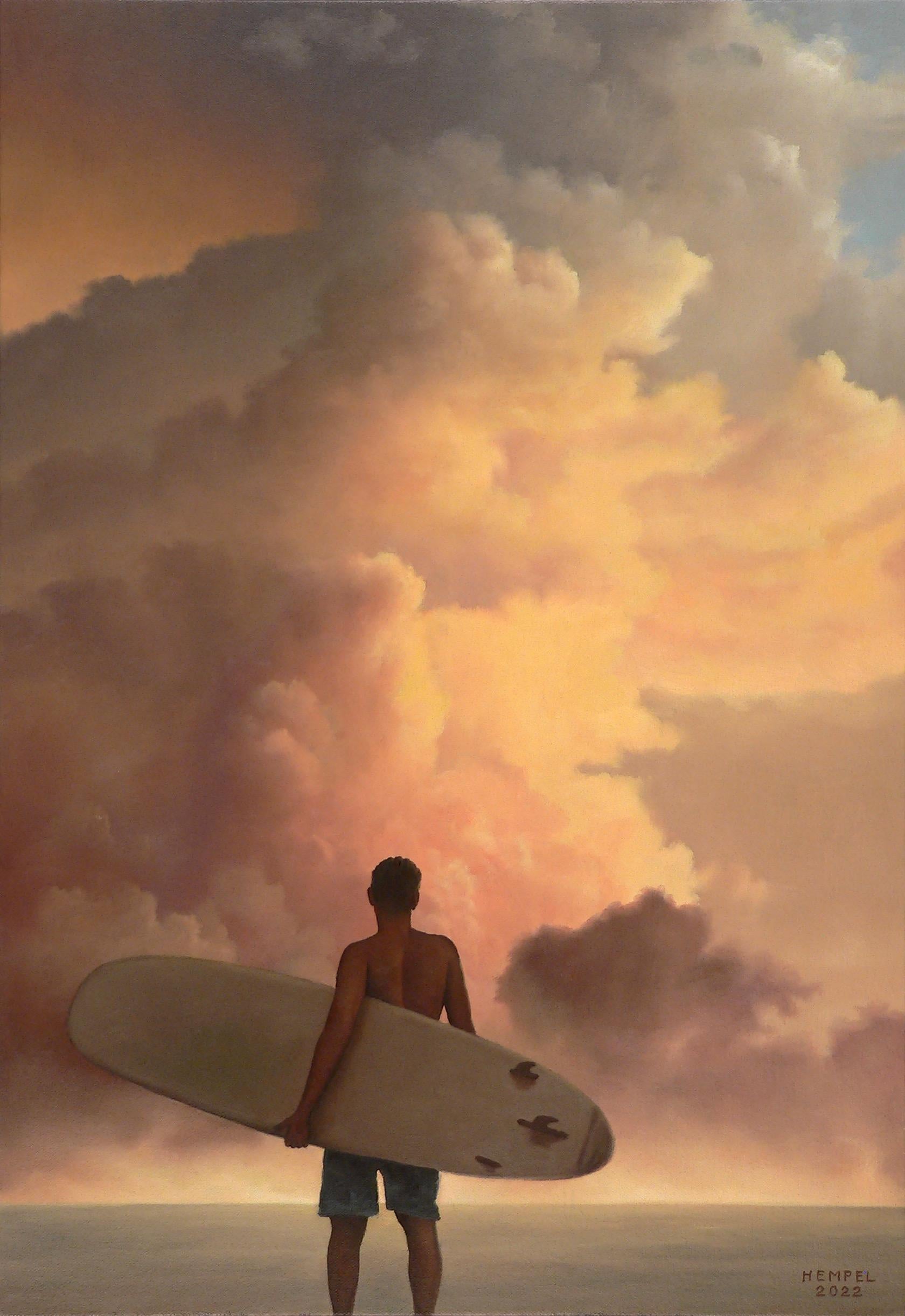 Landscape Painting de Wes Hempel - Después de la última ola