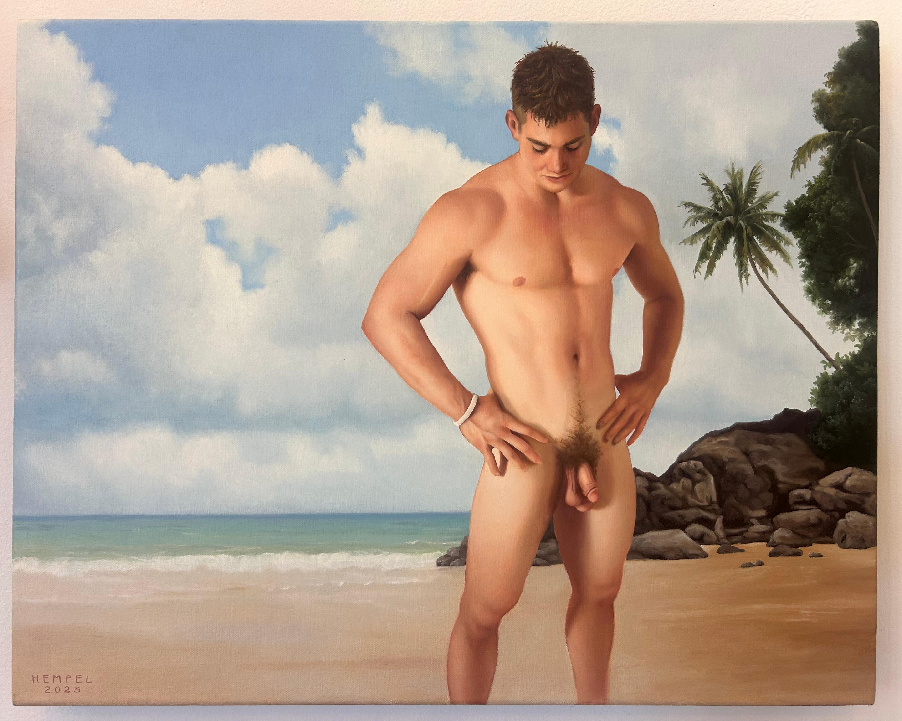 Cala Oculta - Painting de Wes Hempel