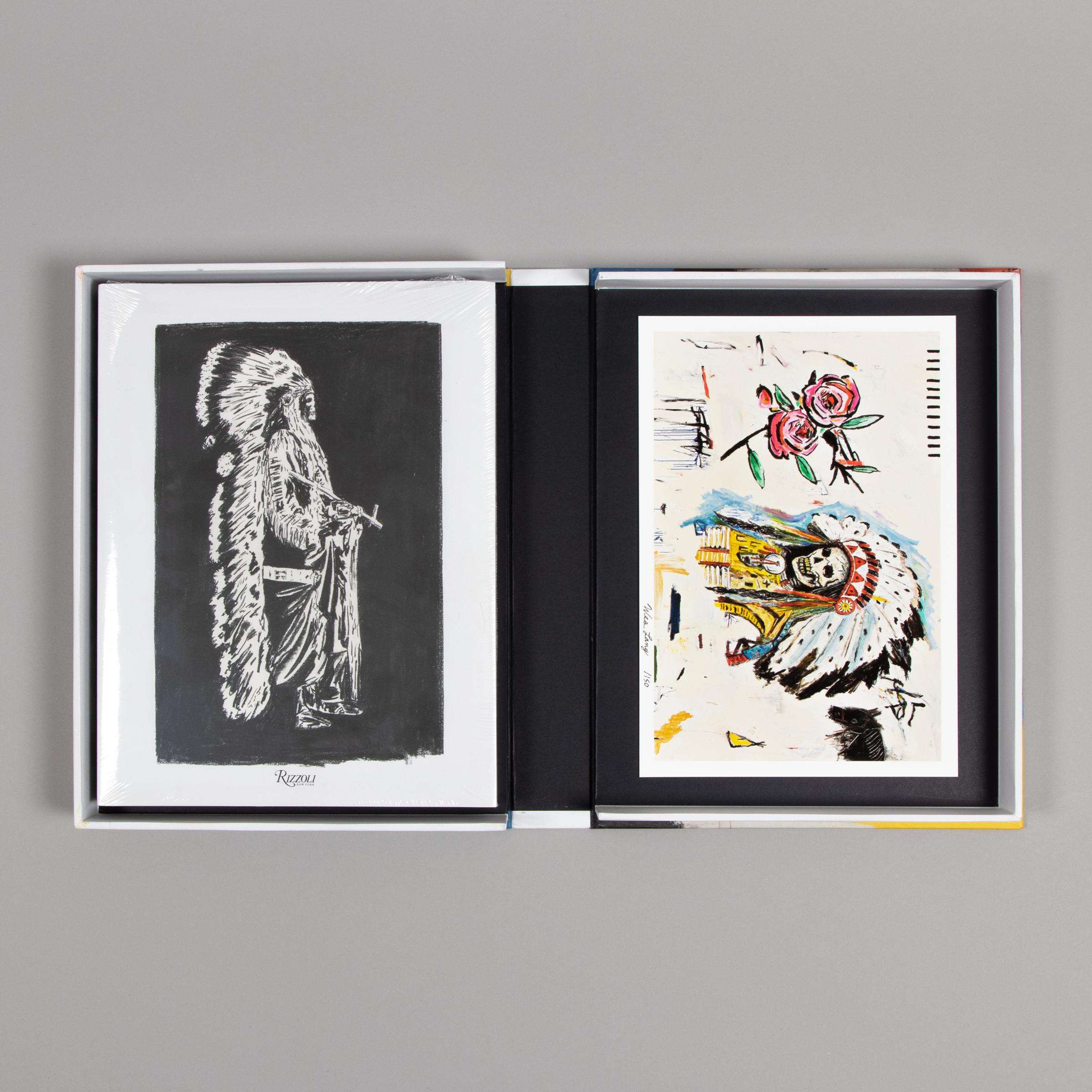 Wes Lang, Todo (Luna y estrellas) - Lámina firmada y libro del artista en venta 3