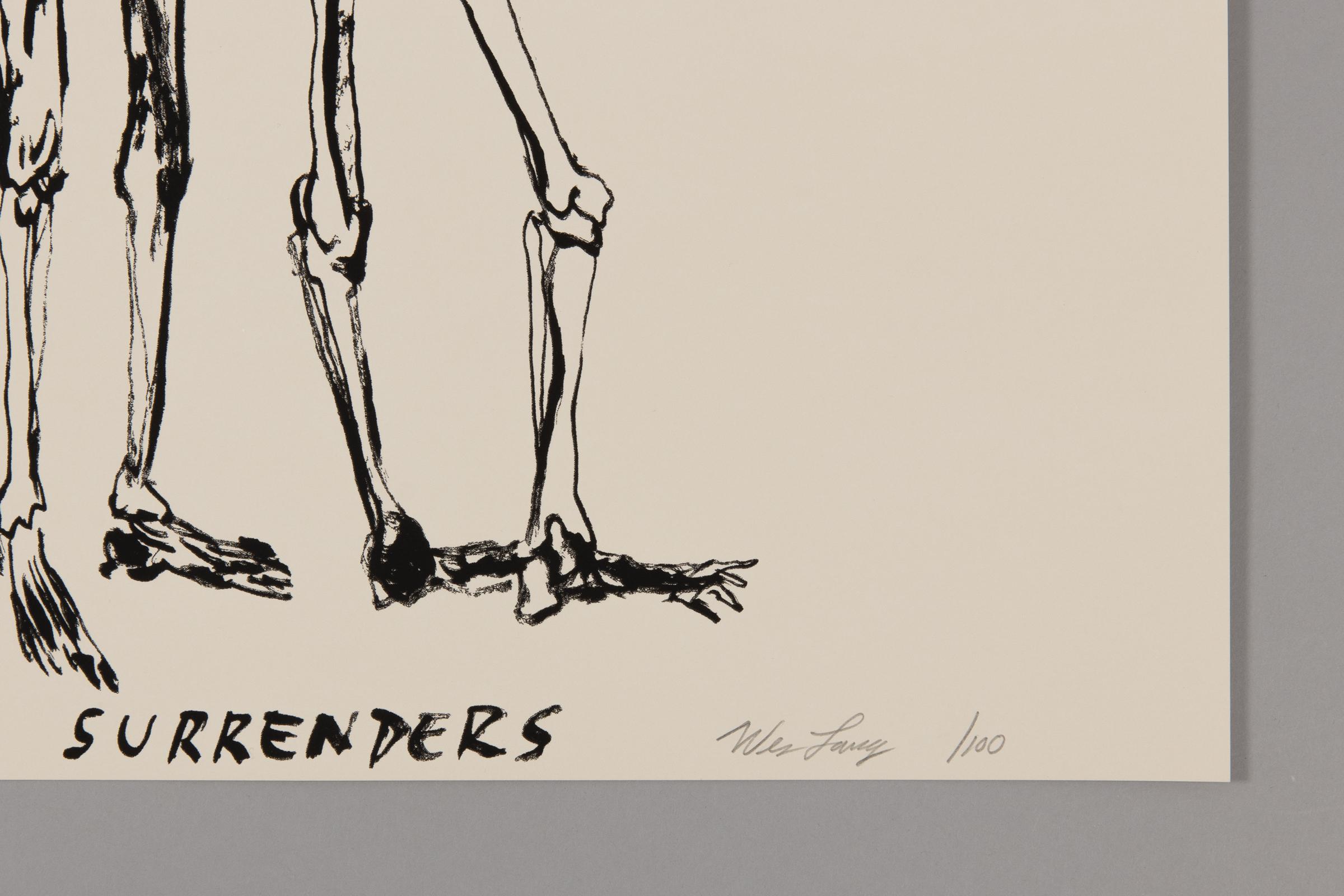 Wes Lang, Thoughts For The Free Life #15 - Gravure signée, Art Contemporary en vente 1