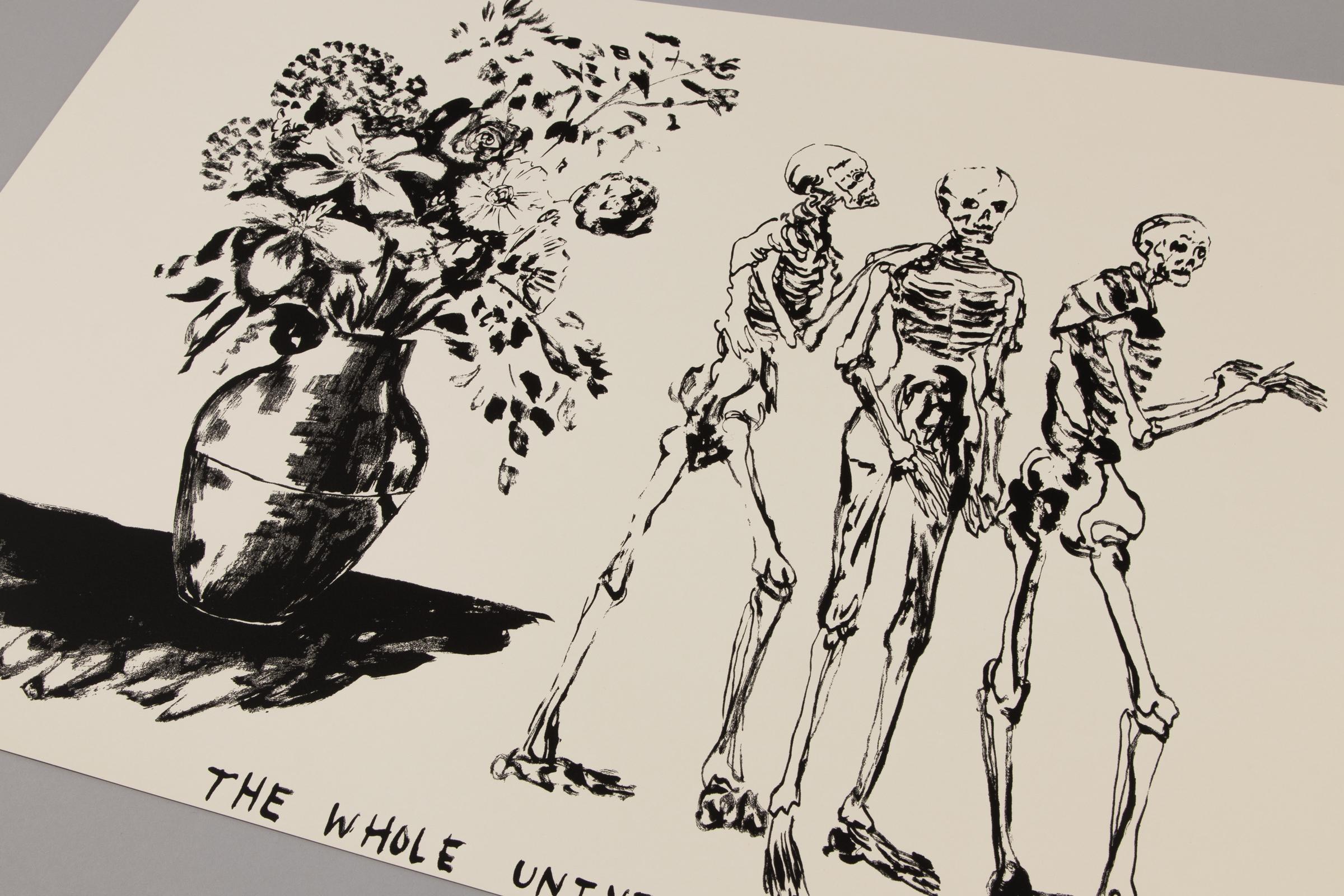 Wes Lang, Thoughts For The Free Life #15 - Gravure signée, Art Contemporary en vente 2