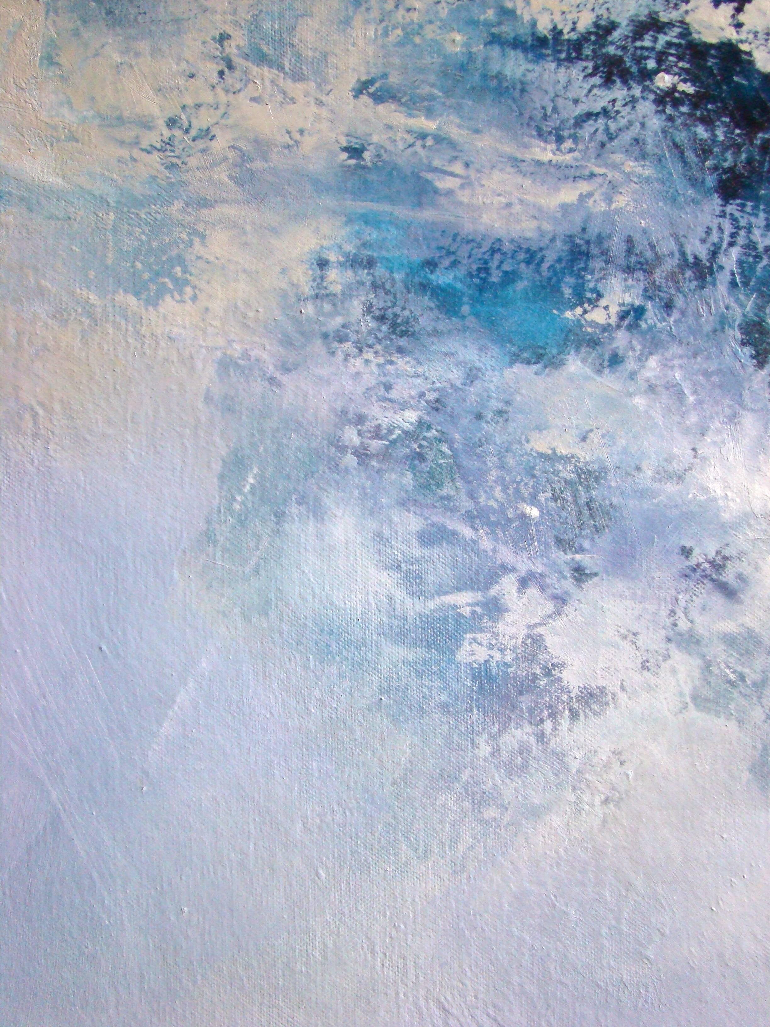 Il riposo di maggio - Abstract Painting Blu di Wes Sumrall