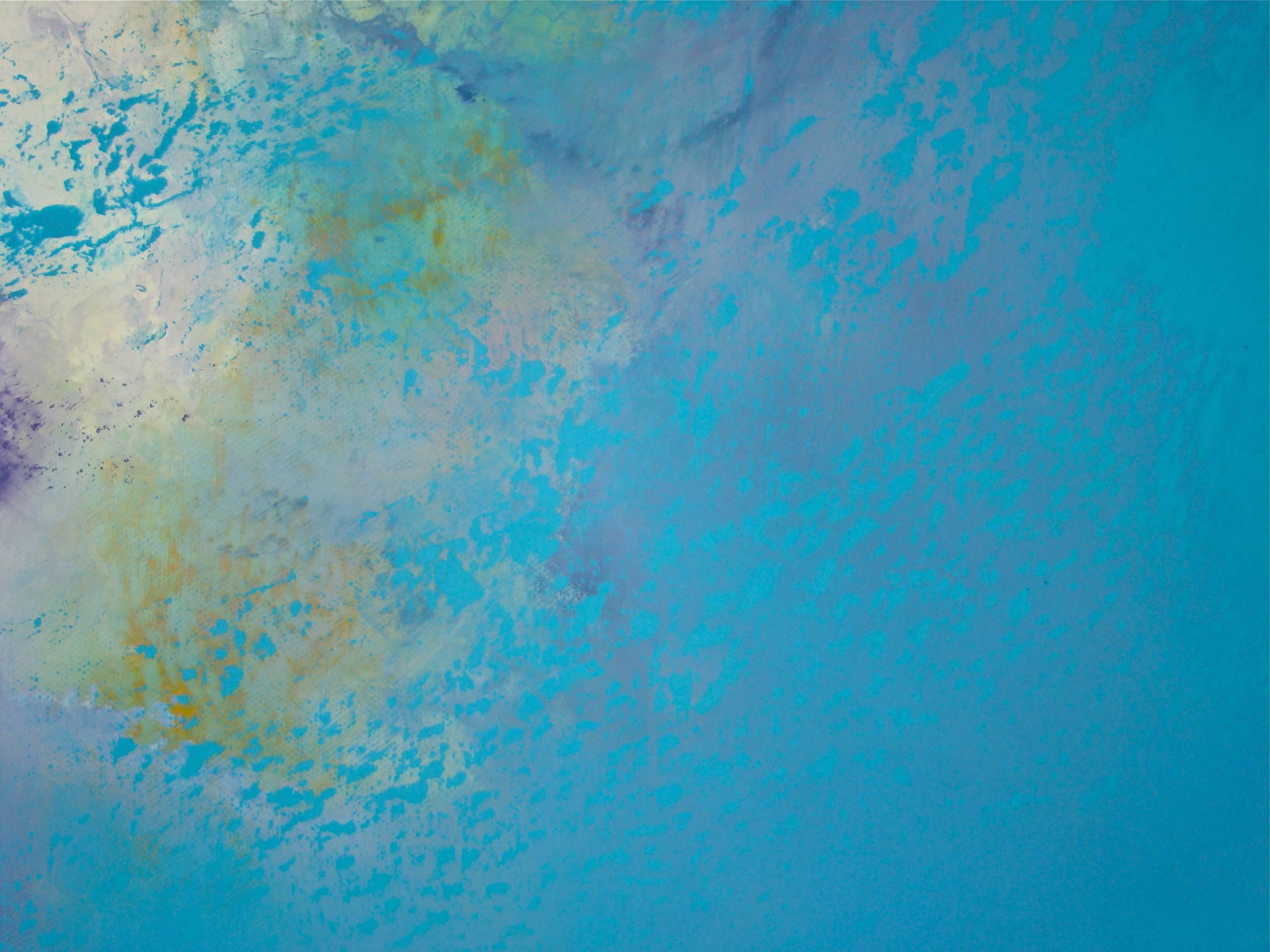 Fenomeno - Remnant - Abstract Painting Blu di Wes Sumrall
