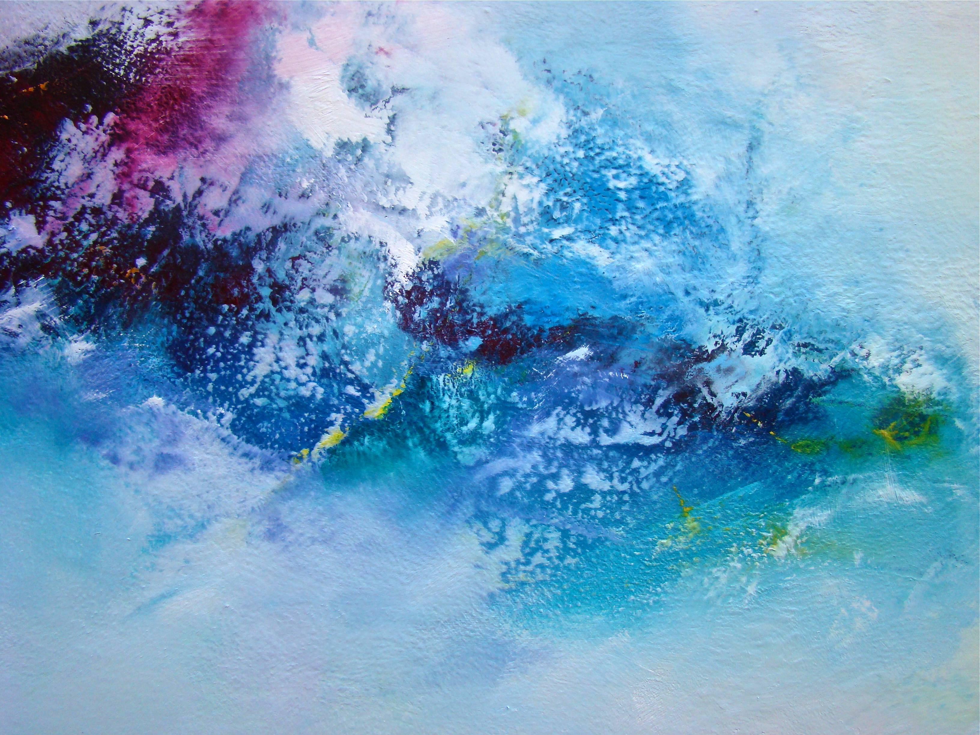 Selah - Cataclisma II - Abstract Painting Blu di Wes Sumrall