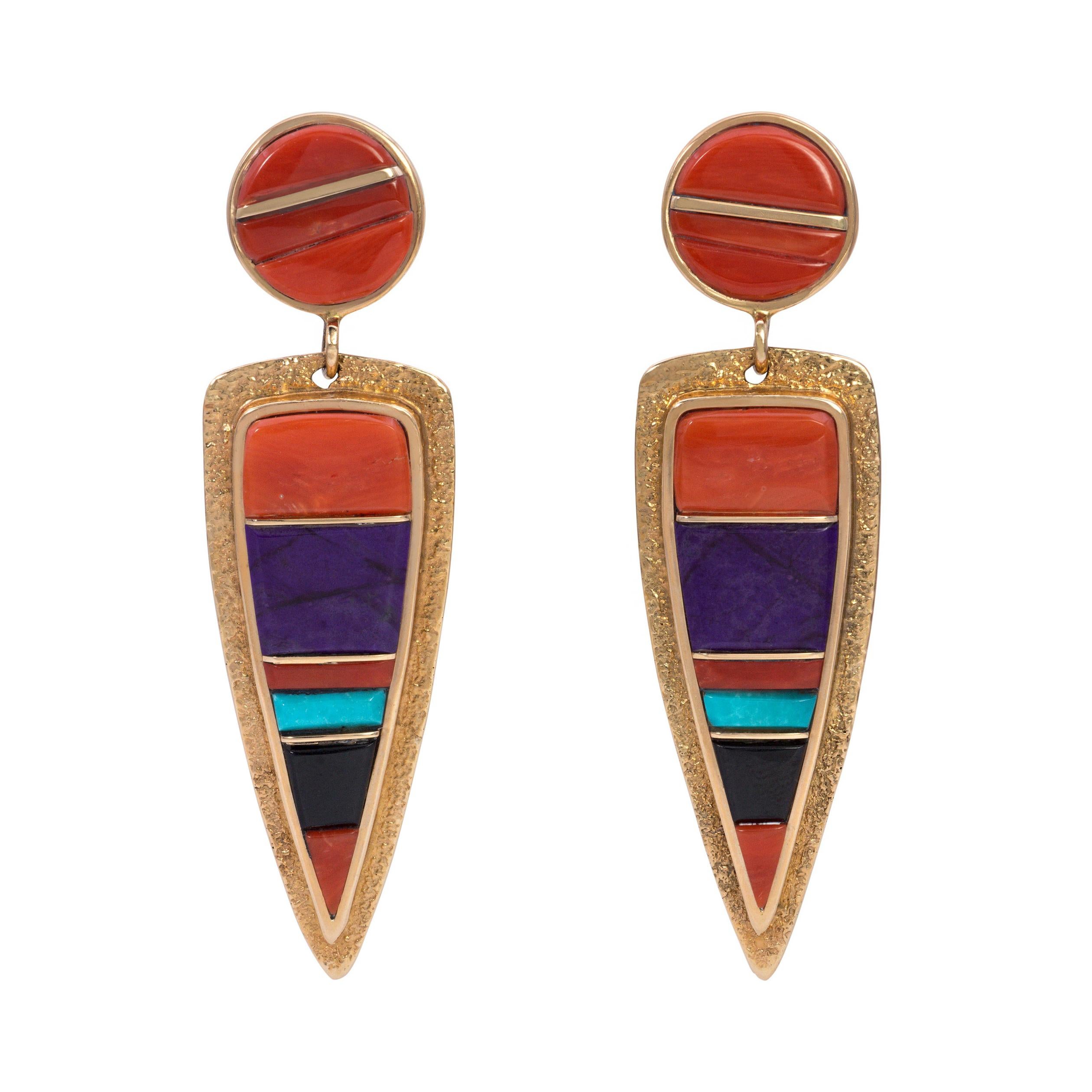 Native American Drop Earrings