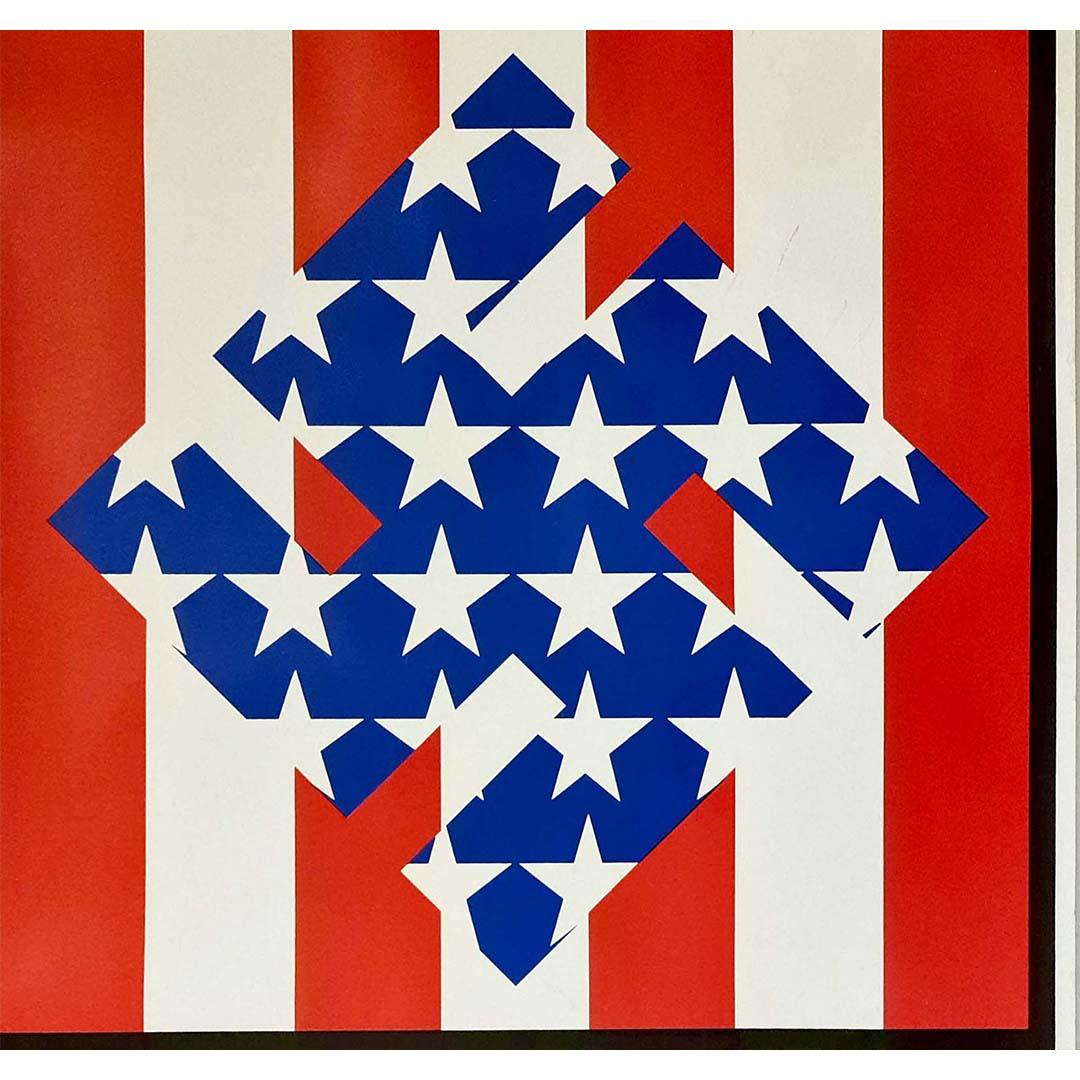 “Are We Next?” was a personal project for Wes Wilson that he designed in 1965. Wilson stated in an interview with collectors weekly that “It was a symbolic anticipation of what could happen if our government adopted military power tactics over