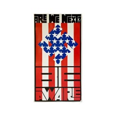 1965 Original poster by Wes Wilson - “Are We Next? - Be Aware”