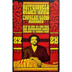 Original Psychedelic poster by Wes Wilson for Butterfield Blues Band